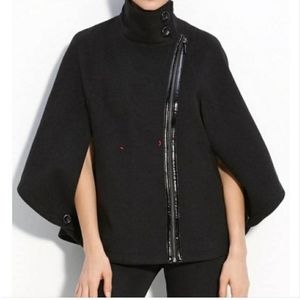 Via Spiga black Cape Coat